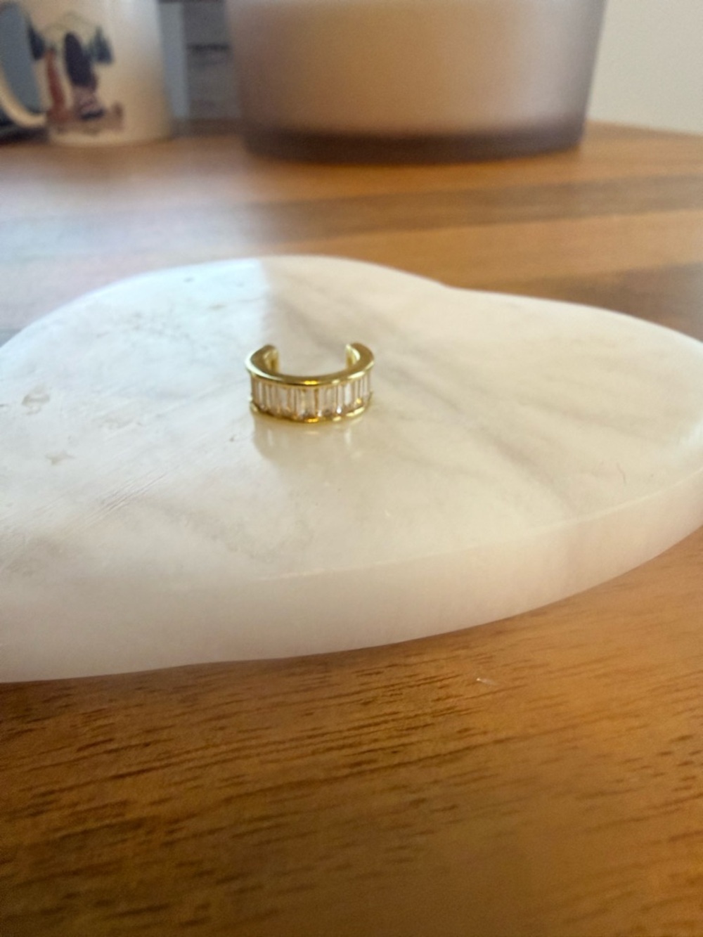 Gold Baguette CZ Ear Cuff - Women Jewelry